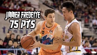 Jimmer Fredette 75 Points Sharks vs Beijing [upl. by Angus55]