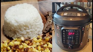 ARROZ BLANCO EN LA INSTANT POT Y MAIZ FRITO  CHOCLITOS EN LA AIRFRYER [upl. by Egreog94]