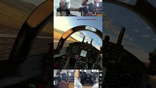 Landing Jet in Sim warthunder [upl. by Helbon]