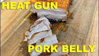 Making Chinese Crispy Pork Belly Skin Chicharrón with a Heat Gun ASMR [upl. by Papert]