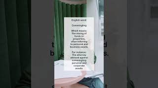 English word Commingling legalwords legaldictionary englishlearningpodcast [upl. by Akym]