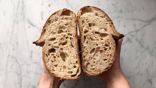 How to Make Artisan Sourdough Bread StepbyStep Process [upl. by Notffilc]