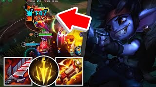 BEST TRISTANA BUILD IN WILD RIFT PATCH 44 74K DAMAGE GAMEPLAY [upl. by Krik]