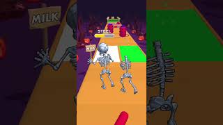 Skeleton 🦴 Run Game shorts shortsbeta shortsfeeds games [upl. by Kippar391]