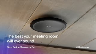 Cisco Ceiling Microphone Pro  The best your meeting room will ever sound [upl. by Gino]