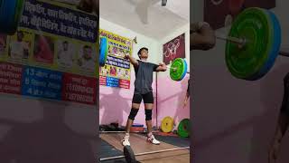 Power clean 80 kgcrossfitgymmotivationgymgymlifeweightliftingcleangymlovershortsshortviral [upl. by Nahguav]