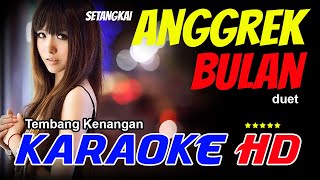 SETANGKAI ANGGREK BULAN KARAOKE DUET BROERY [upl. by Ervin]