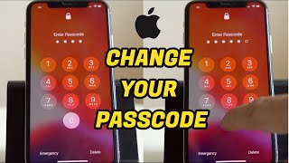 How to Change iPhone Passcode from 6 to 4 Digits  iOS 13 [upl. by Lon]