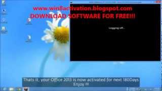 NEW Free Microsoft Office 2013 KMS Activator v11 x64 amp x32bit [upl. by Garreth873]