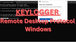 Windows Keylogger Input Capture for Remote Desktop Protocol RDP [upl. by Trevethick15]