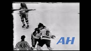 NHL May 8 1975 Philadelphia Flyers v New York Islanders R x2 Clips  HL Dave Schultz v Clark Gi [upl. by Nessim592]