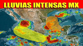 🔴LLUVIAS EN MÉXICO Chiapas Oaxaca Puebla Tabasco Veracruz Yucatán Guerrero QuintanaRoo Méx [upl. by El]