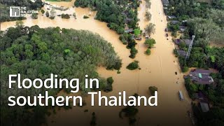 Tens of thousands hit by southern Thailand flooding [upl. by Natfa]