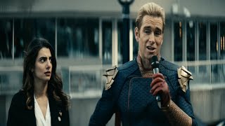 Homelander vs Protesters Scene in Hindi  The Boys Season 2 Episode 5  Ultra HD [upl. by Lupita]