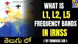 What is L1 L2 L5 Frequency Bands in IRNSS  Explained in Telugu by Srinivas Sir  UPSC [upl. by Jecoa292]