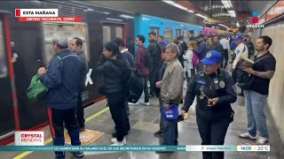 En vivo desde el metro Tacubaya ¿Cómo se encuentra la seguridad  Noticias con Crystal Mendivil [upl. by Irem]