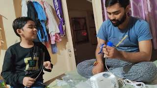 Dr Trust Nebulizer Unboxing and review bestest nebulizer in India at the price range cheap n best [upl. by Narual]