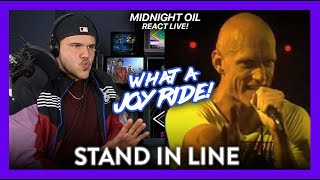 Midnight Oil Reaction Stand In Line LIVE WOWTHIS IS A SHOW  Dereck Reacts [upl. by Yot156]