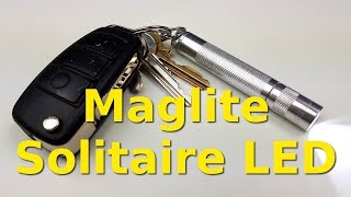 Maglite Solitaire LED Torch Review  Flashlight AAA Battery [upl. by Enoj911]