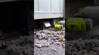 Satisfying dryer vent cleaning [upl. by Yespmed996]