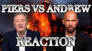 PIERS MORGAN VS ANDREW TATE INTERVIEW REACTION [upl. by Catina]