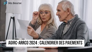 AgircArrco 2024  Calendrier des Paiements [upl. by Ahsem521]