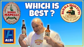 Is Aldis Birra Mapelli as good as Genuine Birra Moretti Lets find out [upl. by Carl107]