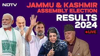 Jammu Kashmir Election Results 2024 LIVE  Jammu Kashmir Assembly Results  JampK Results [upl. by Thurmond]