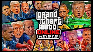 US Presidents DOMINATE the ENTIRE Auto Shop Heist series in GTA 5 😱 [upl. by Kcirederf]