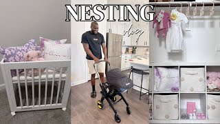 Unexpected Nursery Decor Unboxing Nesting Vlog  Destene and Brandon [upl. by Atsyrk741]