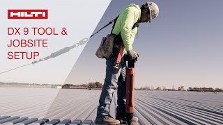 HOW TO setup your DX 9 standup decking system and job site for work [upl. by Drarej]