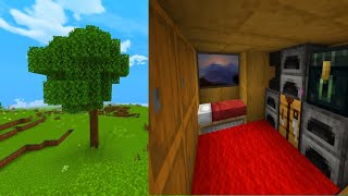 Easy and Simple Tree House  Minecraft in Hindi  All Facilities available tutorial [upl. by Baal]