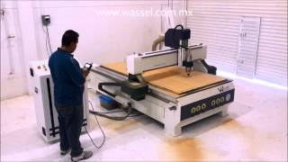 Fabricación de entrepaños de MDF hecho en router CNC Wassel 3 ejes [upl. by Sprage]