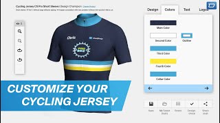 3D designer design your custom cycling jersey  owayo [upl. by Rehtse]