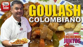 Como hacer GOULASH  Colombiano [upl. by Ahsinaj756]