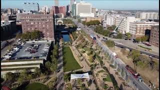 Downtown Omaha Nebraska Drone View omaha nebraska dronevideo [upl. by Wynn]