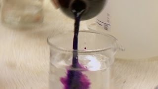 Potassium Permanganate Colour Change reaction only [upl. by Irrem]