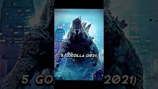 Top 8 Strongest Monsterverse Titans 💀  godzilla kong godzillavskong monsterverse edit shorts [upl. by Selie]