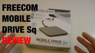 Freecom 500GB Mobile Drive Sq Review [upl. by Sherlocke]