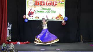 BCMC Christmas amp New Year 2023  2024  Solo dance  Anjali Raman [upl. by Natek]