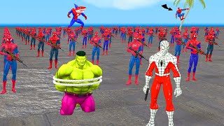 Siêu nhân nhện🔴50 Real Life Spider Man Wedding Attacked by Joker Spider Team vs Hulk xanh vs Venom [upl. by Nylleoj]