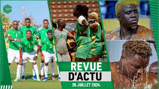 REVUE DACTU 26 JUILLET La FSF appuie les clubs sénégalais Préqualification mondial 2026 etc [upl. by Albric]