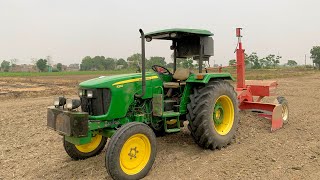 Jhon Deere 5310 Da Zor Dekho Lazer Leveller Te New Leanda Lazer Kra amp Information Dasdea Kra Bare [upl. by Drolet]