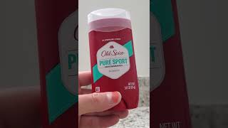 In Hand Review of Old Spice Solid Deodorant Pure Sport [upl. by Hart]