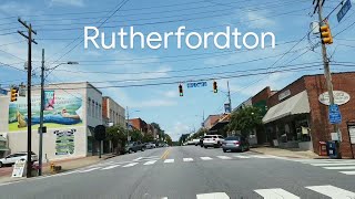 Rutherfordton NC USA  Driving Tour Downtown  HD [upl. by Torre]