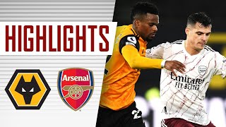 HIGHLIGHTS  Wolves vs Arsenal 21  Premier League [upl. by Garin]