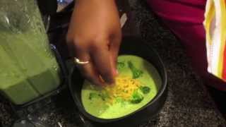 Broccoli amp Cheese Soup In the Vitamix [upl. by Brice804]