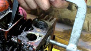 5 Horsepower Briggs Restoration Project and How to unseize pistons and valves [upl. by Raf]