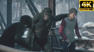 Apes Vs Humans Final Battle Scene 2024  Planet Of The Apes [upl. by Curtis196]