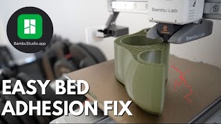 Fix Bed Adhesion on EVERY Bambu Lab Printer with THIS simple Trick [upl. by Eeluj]